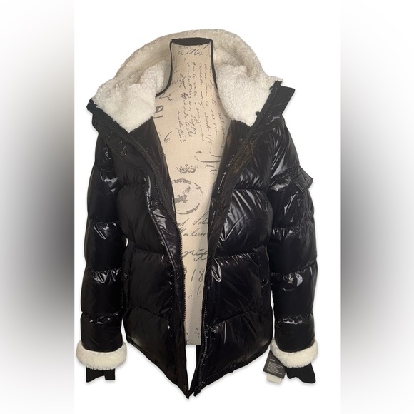 S13 Black Puffer Jacket - Picture 4 of 10